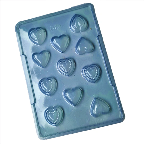 Heart Mould - Design 01 - 11 Cavity